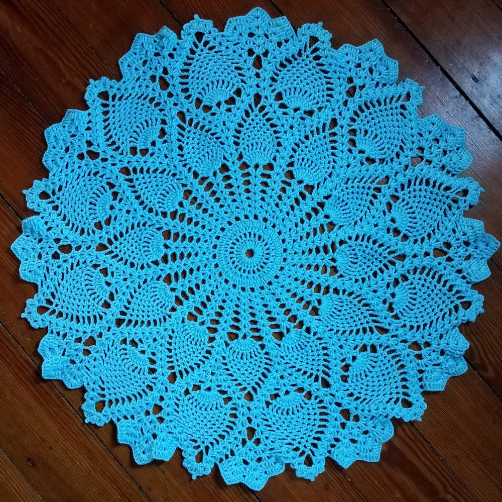 Extra large crochet doilie